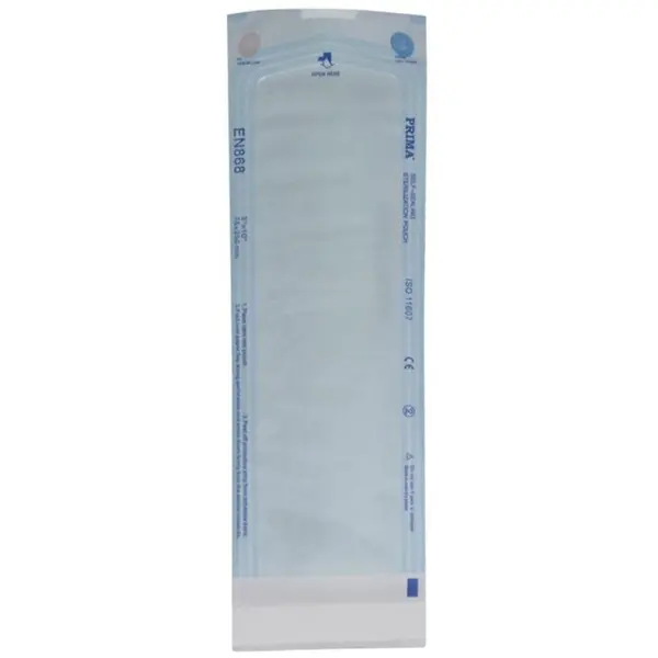 Pungi Autosigilante pentru Sterilizare Autoclav, 75 mm x 250 mm, Prima, 100 Bucati