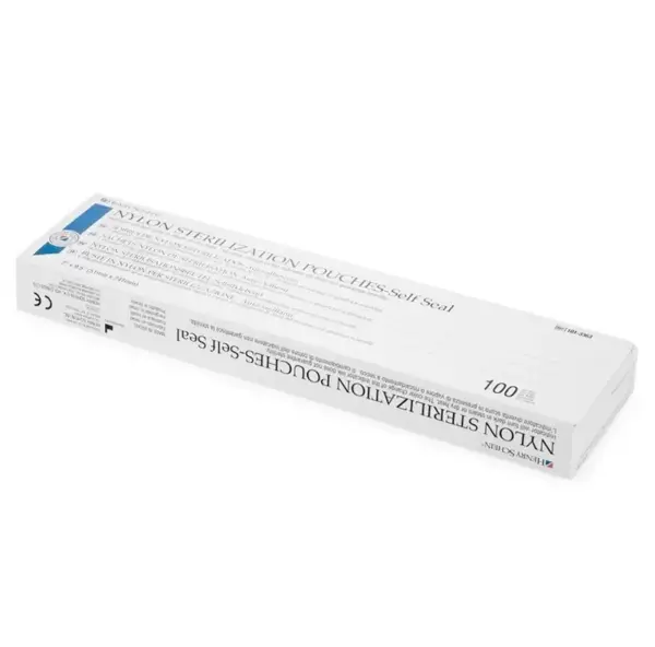 Pungi de Sterilizare Pupinel, Henry Schein, pentru Cabinete Stomatologice, Autosigilante, din Nylon, Dimensiuni 51mm X 241mm, 100buc