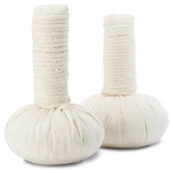 Pungi din plante pentru masaj ayurvedic pinda sweda, 2 bucăți, Amla Natur