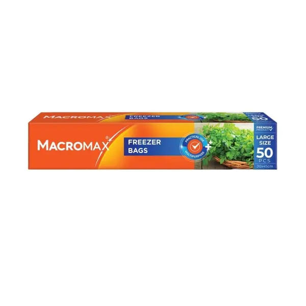 Pungi pentru Congelator Macromax Large, 50 Bucati