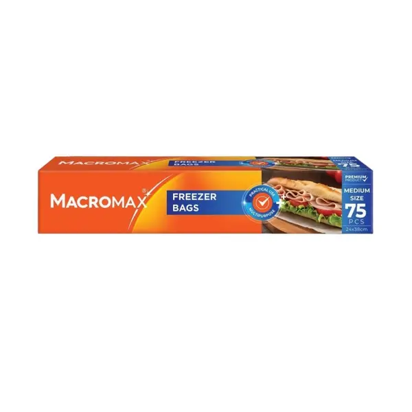 Pungi pentru Congelator Macromax Medium, 75 Bucati