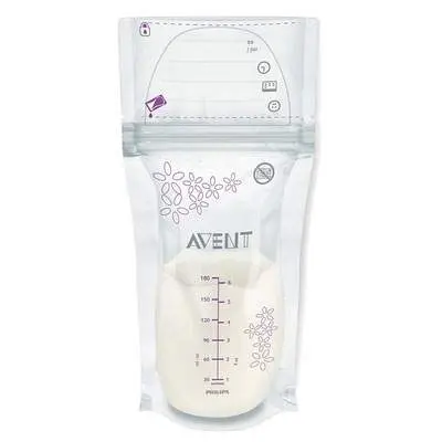 Pungi pentru stocarea laptelui, 25 bucati, SCF603/25, Phillips Avent