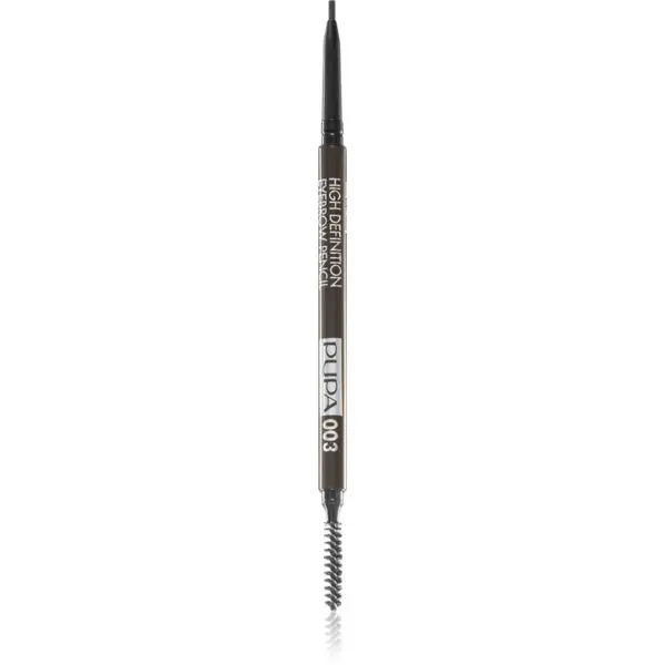 PUPA Milano High Definition creion pentru sprancene rezistent la apa culoare 003 Dark Brown 0.09 g