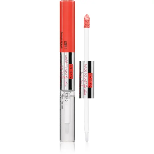 PUPA Milano Made to Last Lip Duo Ruj de buze lichid, de lunga durata stralucitor culoare 008 - 2x4 ml