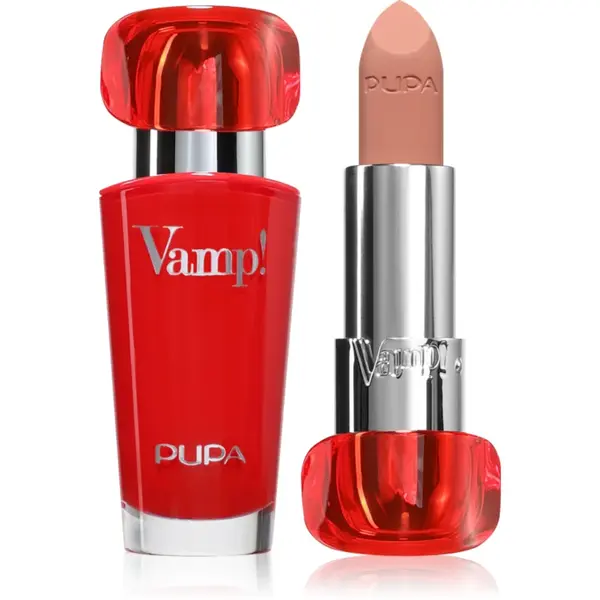 PUPA Milano Vamp! Luminous Lipstick ruj pentru buze culoare 100 Naked Skin 3.5 g