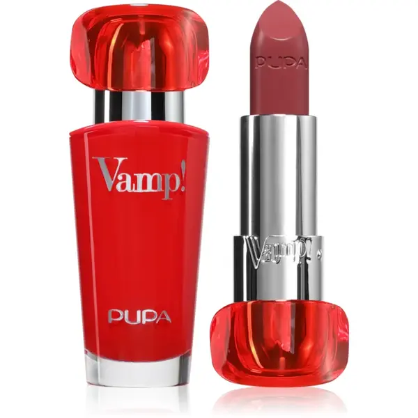 PUPA Milano Vamp! Luminous Lipstick ruj pentru buze culoare 200 Tawney Red 3.5 g