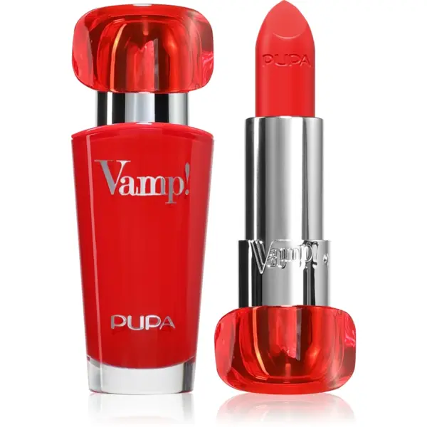PUPA Milano Vamp! Luminous Lipstick ruj pentru buze culoare 303 Red 3.5 g