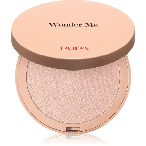 PUPA Milano Wonder Me Glow Pudra compacta ce ofera luminozitate culoare 101 - Rose Gold 7.5 g