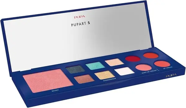 Pupa Paletă de machiaj Pupart S, 004 Blue, 11 culorile