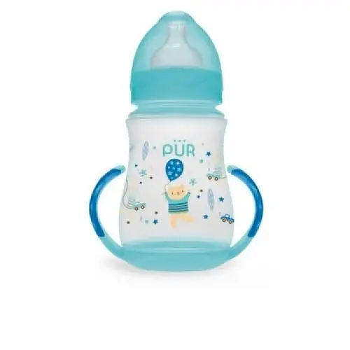 Pur biberon cu gura larga +6 luni, 250ml (9002) Zephyr Labs