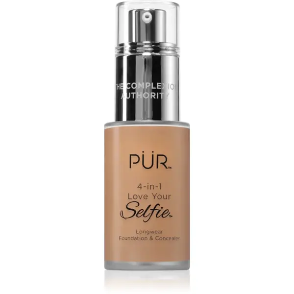 PÜR Cosmetics 4-in-1 Love Your Selfie make-up si corector 2 in 1 culoare MG7 30 ml