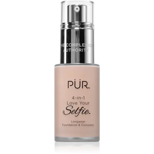 PÜR Cosmetics 4-in-1 Love Your Selfie make-up si corector 2 in 1 culoare LN1 30 ml