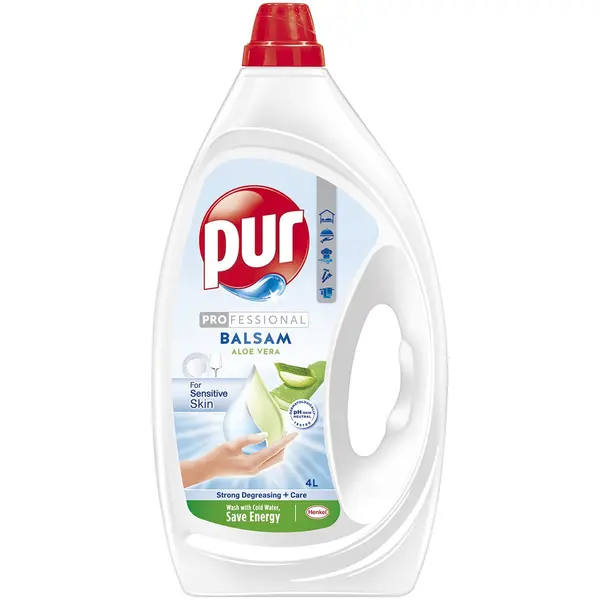 Pur Detergent pentru vase, 4 L, Balsam Aloe Vera
