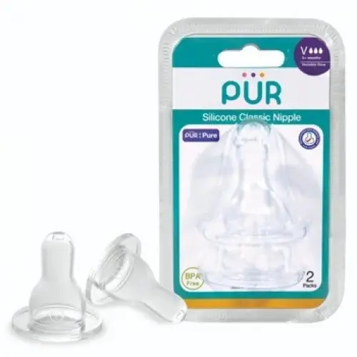 Pur set tetine din silicon classic marime V +3 luni, 2 bucati (3208) Zephyr Labs
