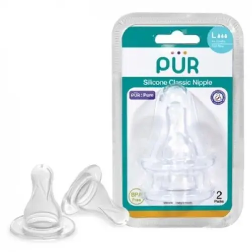 Pur set tetine silicon classic L +6 luni, 2 bucati (3207) Zephyr Labs
