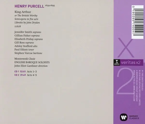 Purcell: King Arthur | Monteverdi Choir, English Baroque Soloists, John Eliot Gardiner
