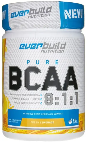 Pure BCAA 8:1:1, pina colada, 300 g, Everbuild