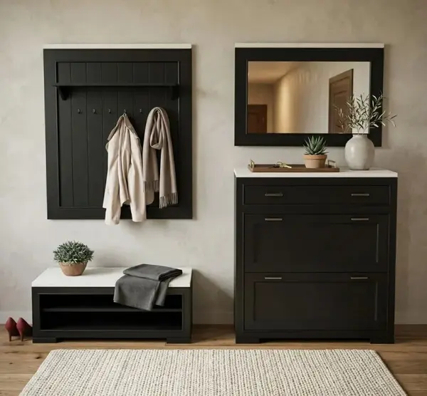 Pure Black Set pentru Hol cu finisaj Deep Brushed (Top plate)