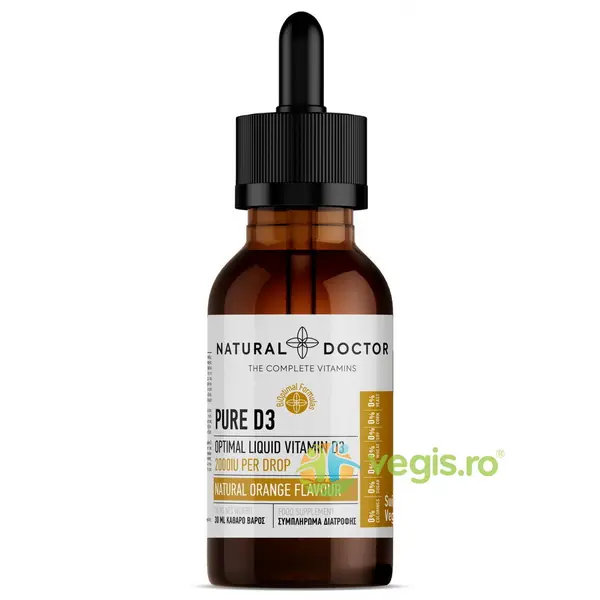 Pure D3 - Sustinerea Sistemului Imunitar 30ml