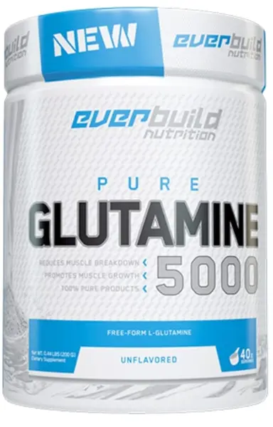 Pure Glutamine 5000, 200 g, Everbuild