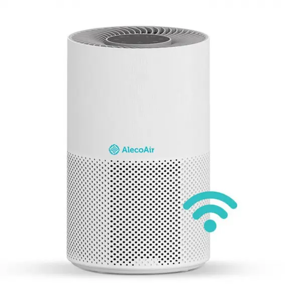 Purificator de aer AlecoAir P30 SILK, Wi-Fi, Lampa UV-C, Filtru True HEPA si Carbune Activ, Functie Ionizare