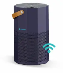 Purificator de aer AlecoAir P50 ROUBIQ, Wi-Fi, Lampa UV-C, Filtru True HEPA si Carbune Activ, Ionizare, PM 2.5