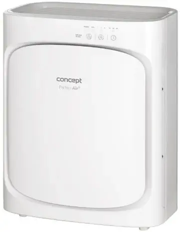 Purificator de aer Concept CA1000, Acoperire pana la 35 mp, Filtru HEPA, Nivel zgomot 55dB (Alb)