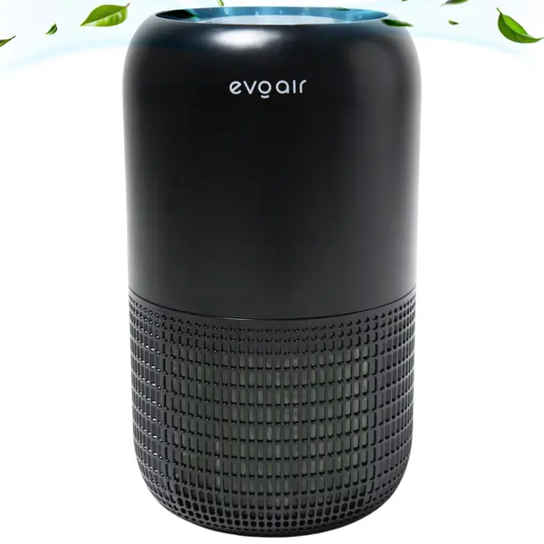 purificator de aer evoair, yuvo, lampa uv-c, filtru 3in1, true hepa, carbon activ, pre-filtru, 4 viteze, functie polen/animale