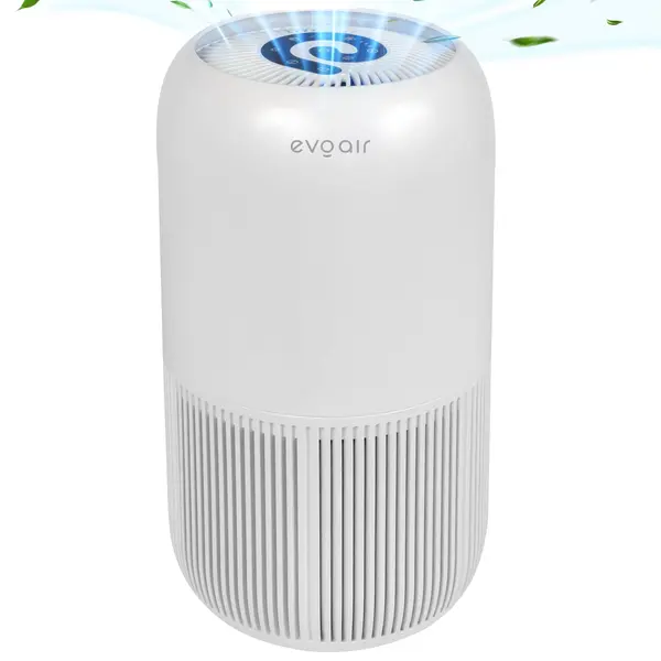 purificator de aer evoair, yuvospin, lampa uv-c, filtru 3in1, true hepa, carbon activ, pre-filtru, 4 viteze, functie polen/ani