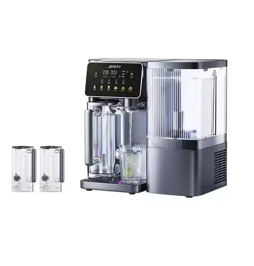 Purificator de apa cu osmoza inversa JIMMY R9 Pro Countertop RO, Rezervor 5.5 l, Sistem purificare in 7 etape, Sterilizare UV, Ecran Smart cu touch si Child Lock (Gri)