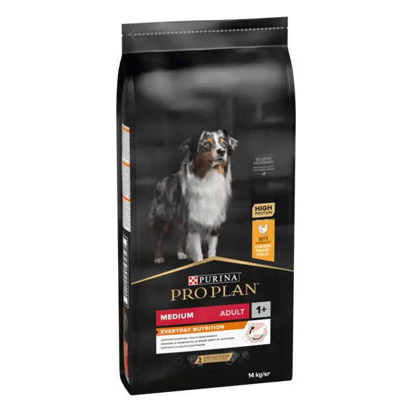 PURINA PRO PLAN ADULT Everyday Nutrition, Talie Medie, Pui, 10 kg