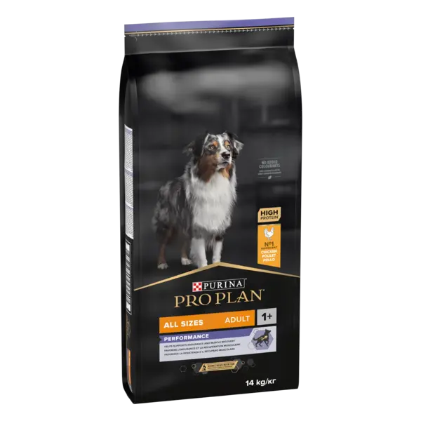 PURINA PRO PLAN ADULT Performance, Toate Taliile, Pui, 14 kg