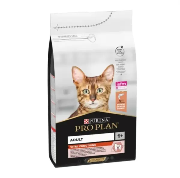 PURINA PRO PLAN ADULT Vital Functions, bogat in somon, hrana uscata pentru pisici 1.5 kg