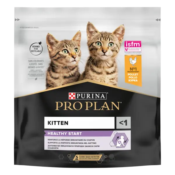 PURINA PRO PLAN KITTEN Healthy Start, Pui, 400 g