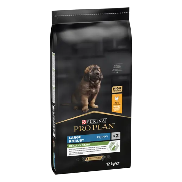 PURINA PRO PLAN PUPPY Healthy Start, Talie Mare Robustă, Pui, 12 kg