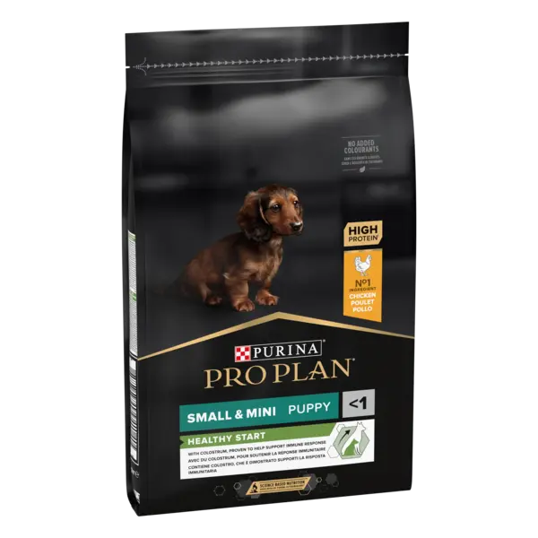 PURINA PRO PLAN PUPPY Healthy Start, Talie Mică și Foarte Mică, Pui, 7 kg