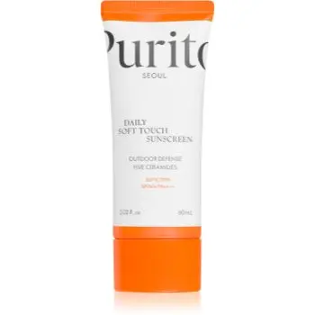 Purito Daily Soft Touch Sunscreen crema fata iluminatoare de protectie SPF 50+