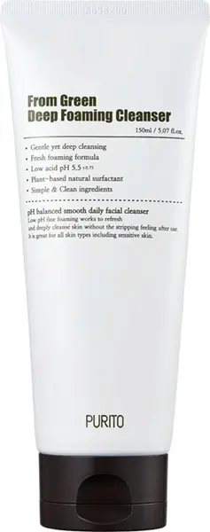 Purito From Green Spumă de curățare facială, 150 ml