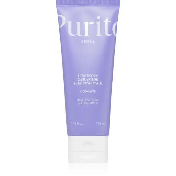 Purito Luminous Ceramide Sleeping Pack crema hidratanta de noapte cu ceramide 100 ml