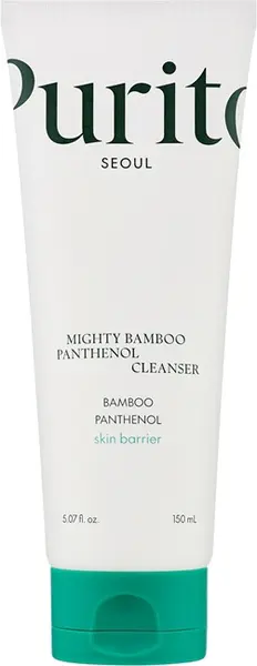 Purito Seoul Spumă de curățare facială Mighty Bamboo Panthenol, 150 ml