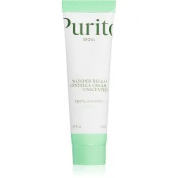 Purito Wonder Releaf Centella Cream Unscented crema regeneratoare pentru netezirea pielii