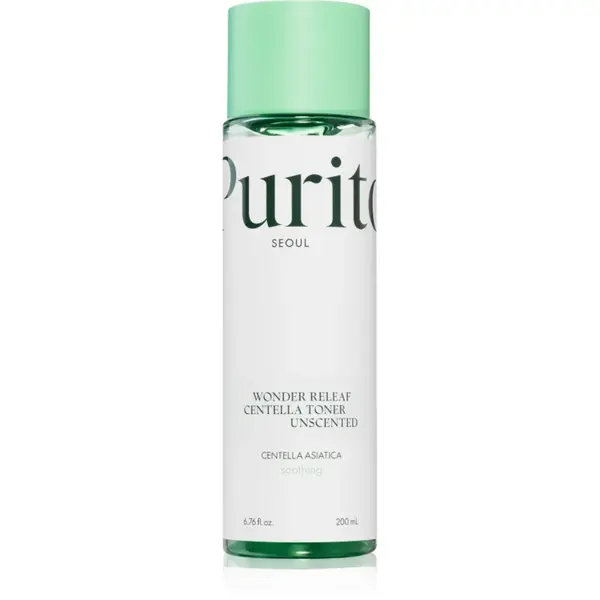 Purito Wonder Releaf Centella Toner Unscented tonic facial cu efect calmant pentru piele sensibilă 200 ml