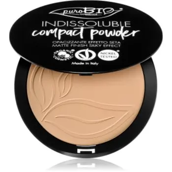 puroBIO Cosmetics Indissouble pudra compacta cu efect matifiant