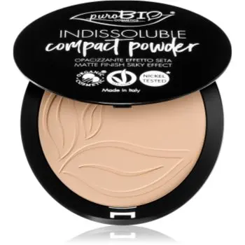 puroBIO Cosmetics Indissouble pudra compacta cu efect matifiant