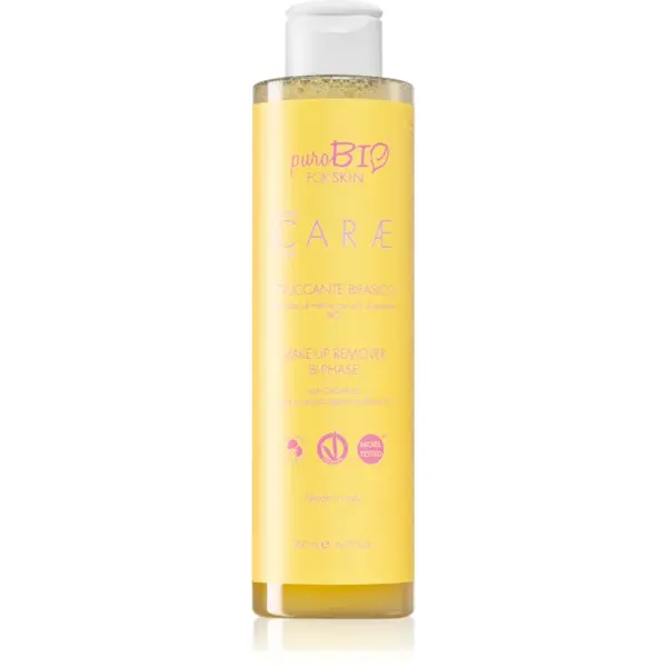 puroBIO Cosmetics Make-up Remover demachiant bifazic 200 ml