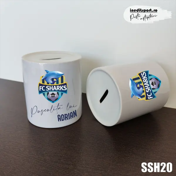 Pusculita personalizata F.C. Sharks SSH20