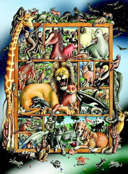 Puzzle 100 piese - Animale | Ravensburger