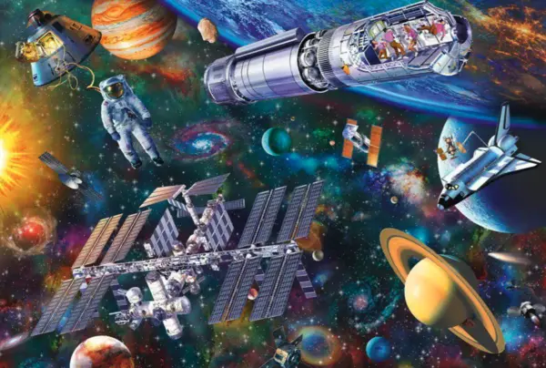 Puzzle 100 piese - Space Fun | Schmidt