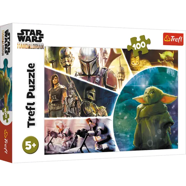 Puzzle 100 piese - The Mandalorian - Baby Yoda | Trefl
