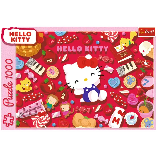 Puzzle 1000 de piese - Hello Kitty | Trefl